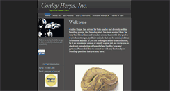 Desktop Screenshot of conleyherps.com